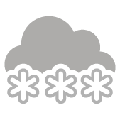 Couvert avec averses de neige